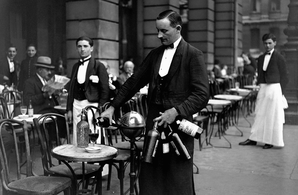 About The French Waiter, GAMMA-KEYSTONE/GETTY IMAGES, Vicki Arche