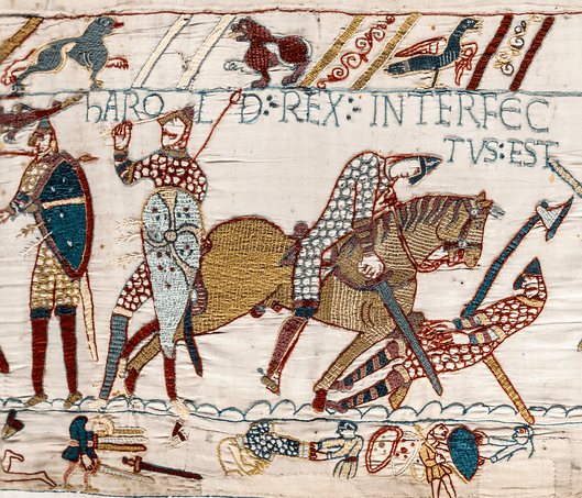 Bayeux tapestry, normandy, french essence, vicki archer