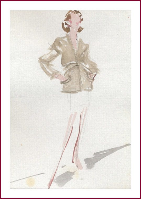 Joe Eula Fashion Illustration for Halson