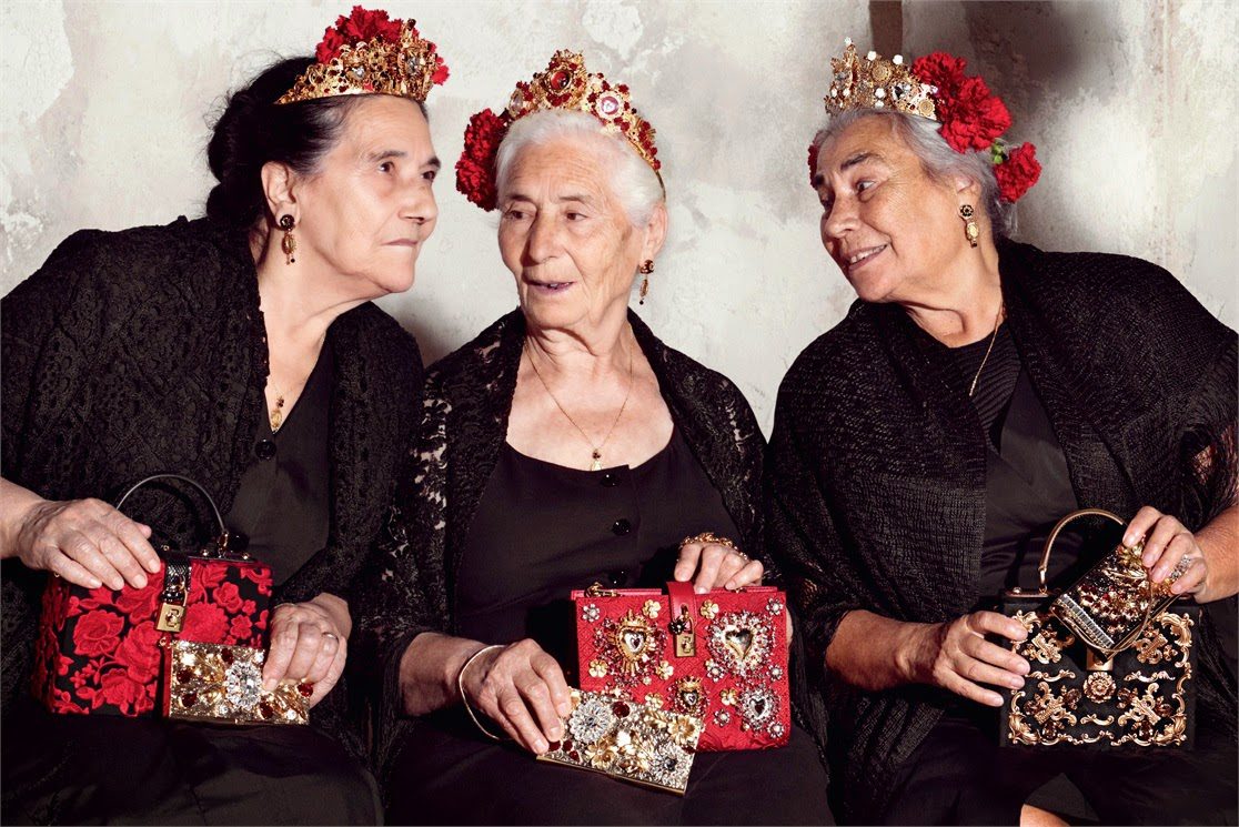 Dolce & Gabbana Campaign, Nonna, Vicki Archer