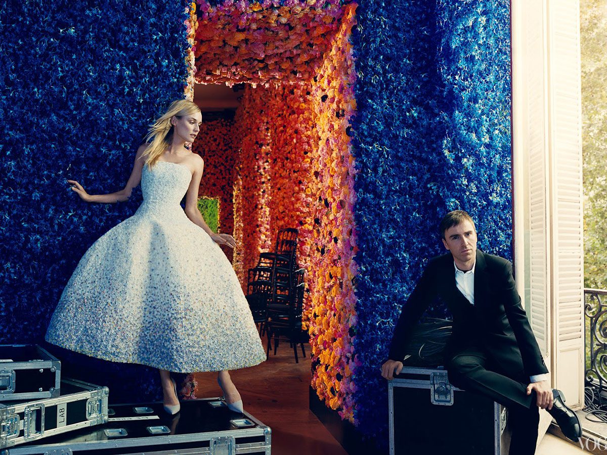 Raf Simons and the film Dior And I, Paris , Vicki-Archer