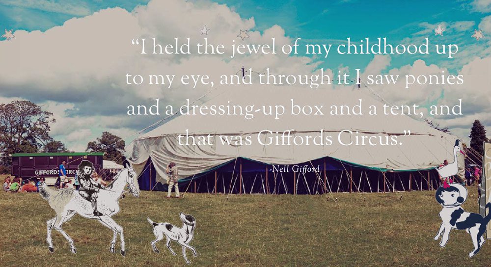 giffords circus in chiswick house and garden, london