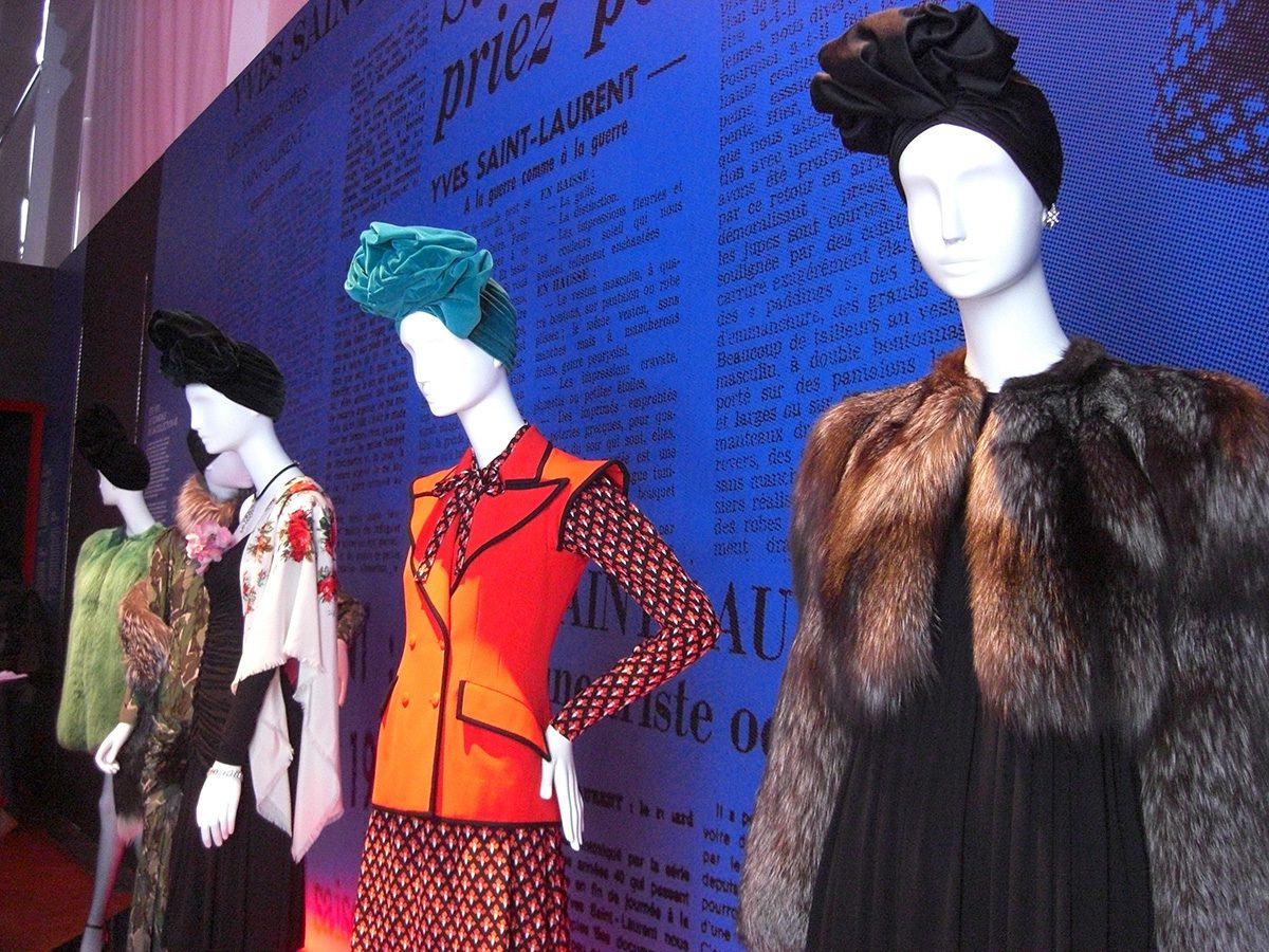 yves saint laurent exhibition in paris