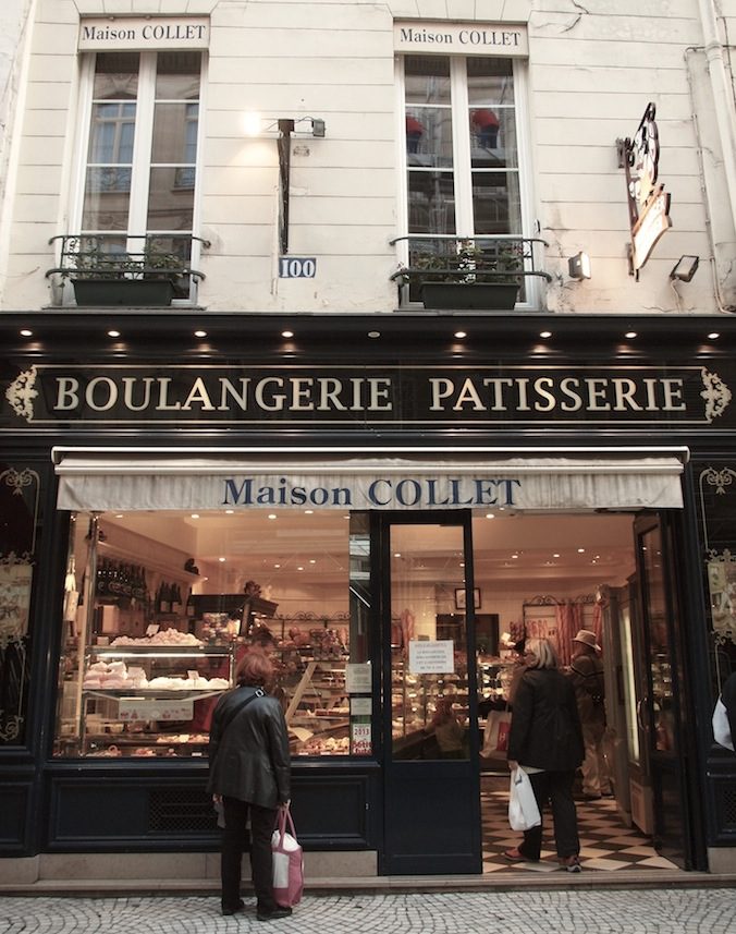 boulangerie in rue mouffetard in paris, vickiarcher.com