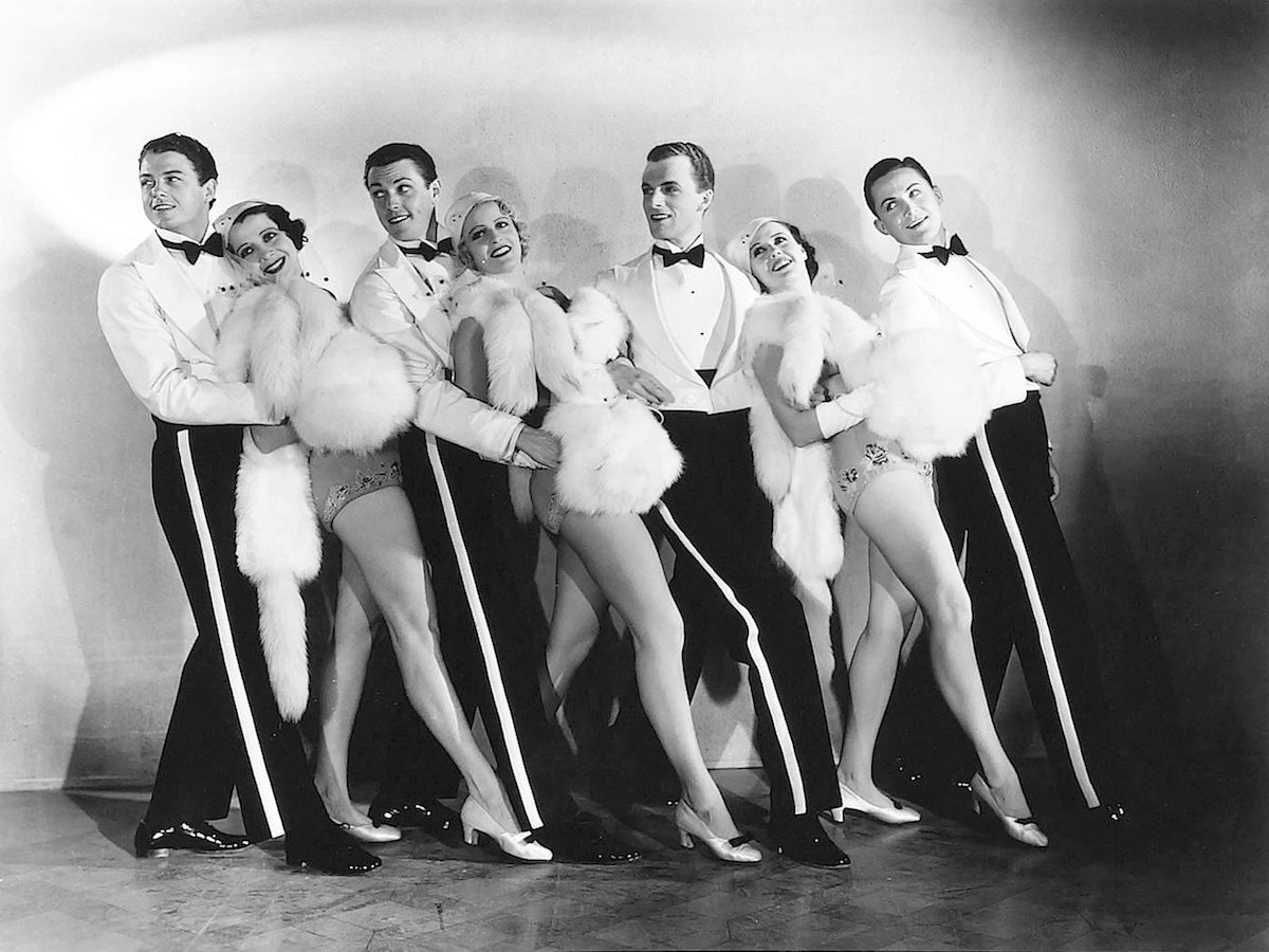 Betty Grable and Ruby Keeler in 42nd Street, Put A Little Tap In Your Step, Stuart Weitzman, vickiarcher.com