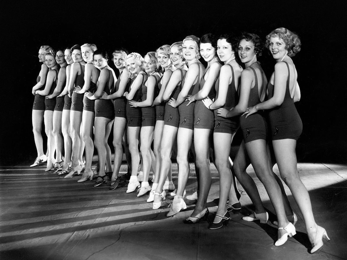 Footlight Parade,1933 Chorus girls, vickiarcher.com