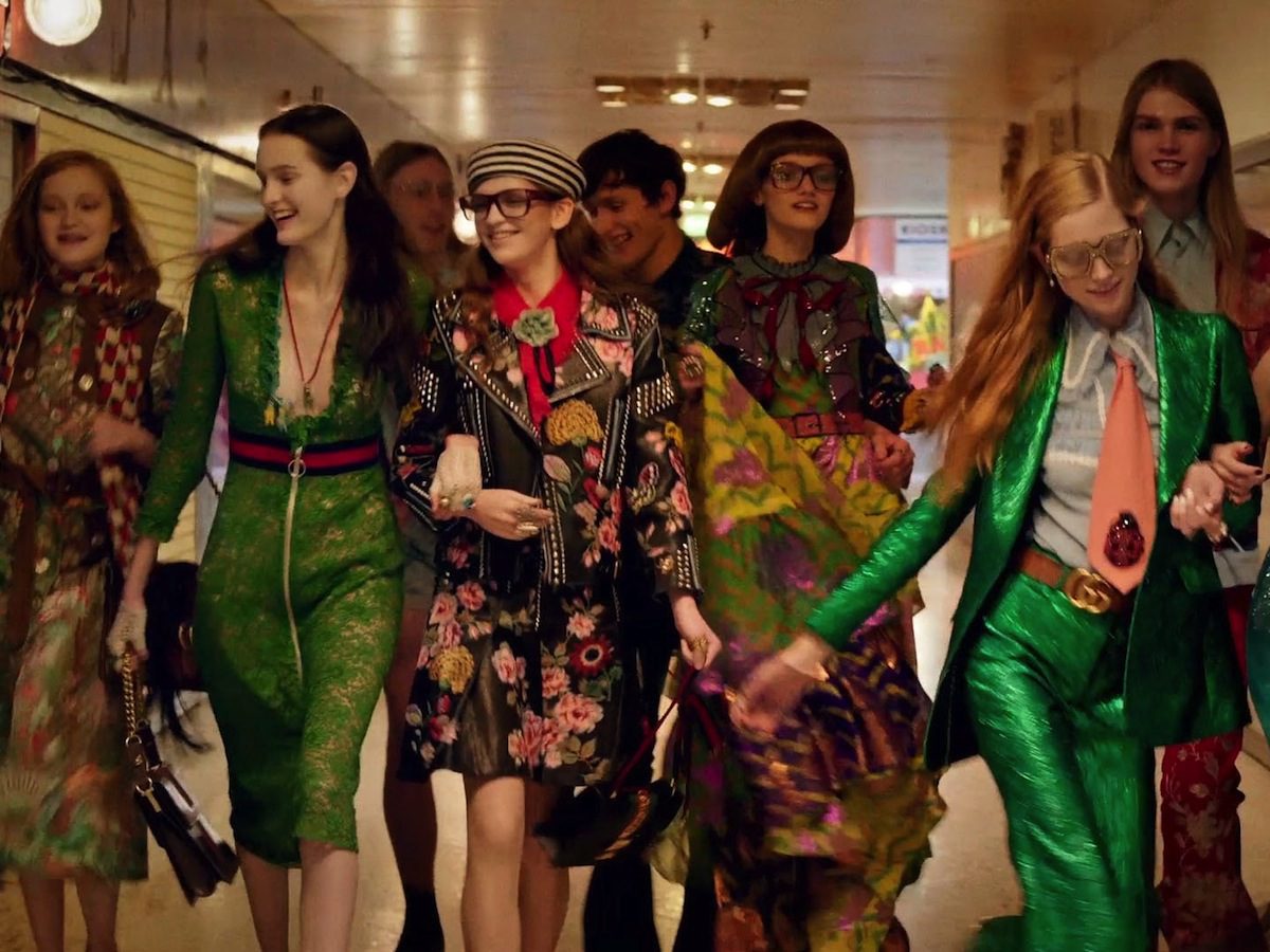 Floral Madness, the Gucci campaign on vickiarcher.com