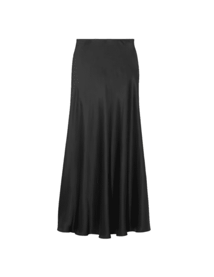 Sleeping With Jacques Bianca Duchesse Silk-Satin Skirt