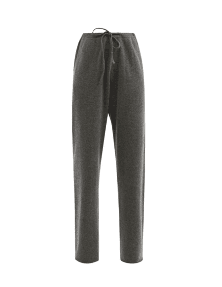 Extreme Cashmere Grey Cashmere Wide Pants