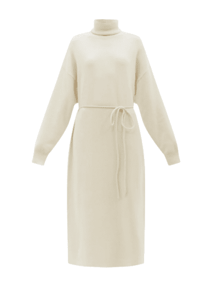 Extreme Cashmere Cream Sweater Dress